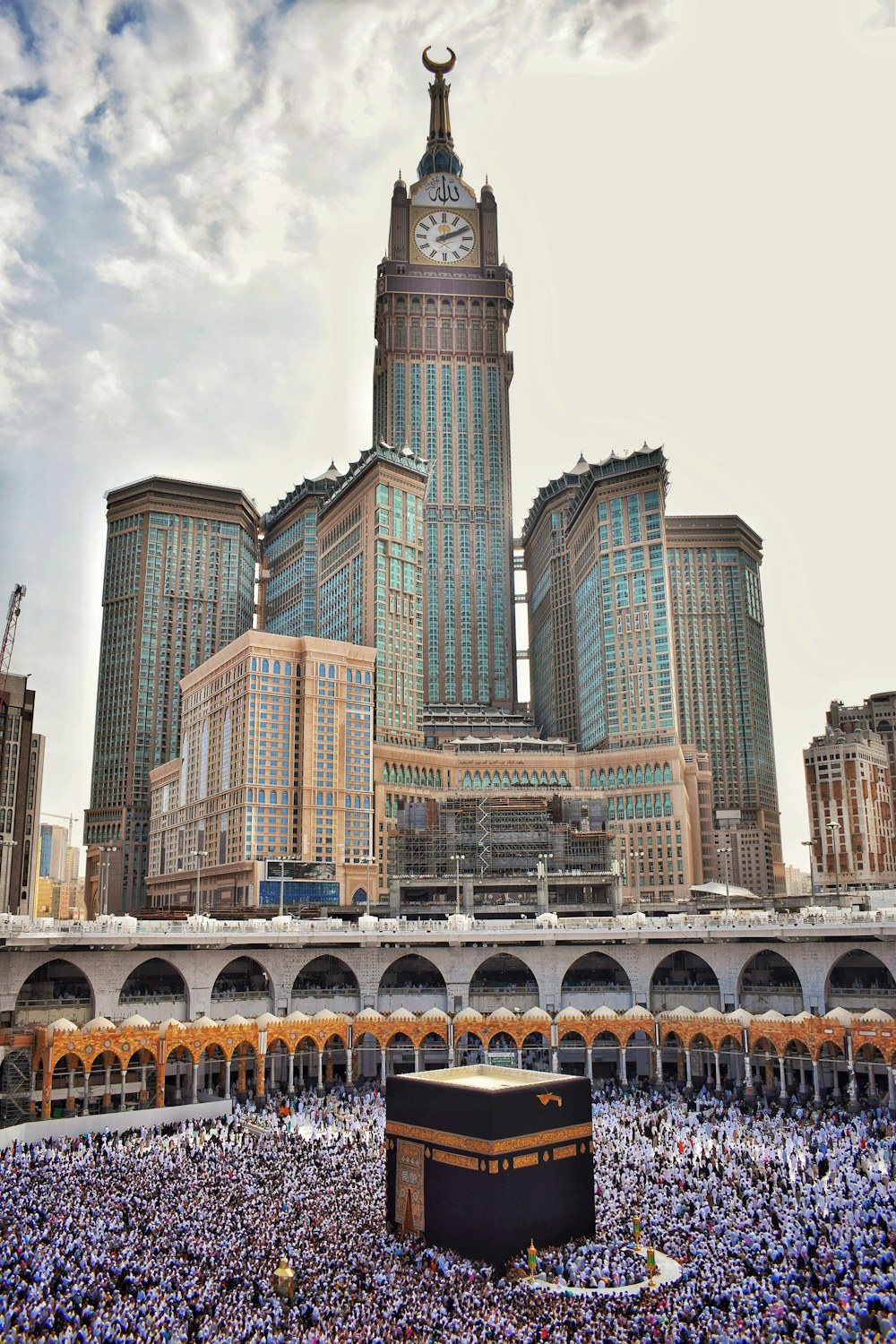 The Kaaba and Makkah skyline